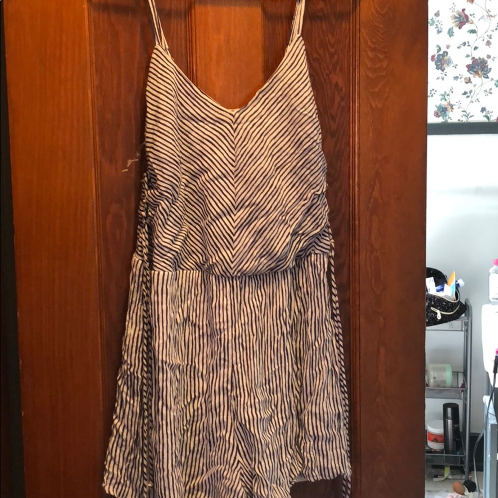 Striped romper